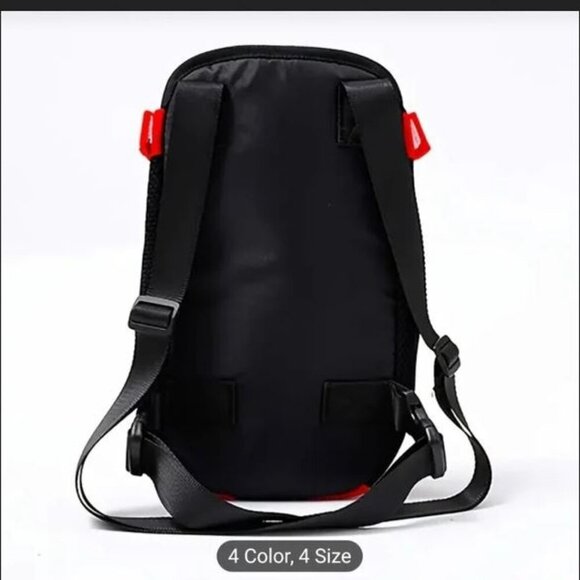 Breathable Mesh PET Backpack for Small Dogs & Cats Portable Zippered Pet Carrier - Picture 10 of 16